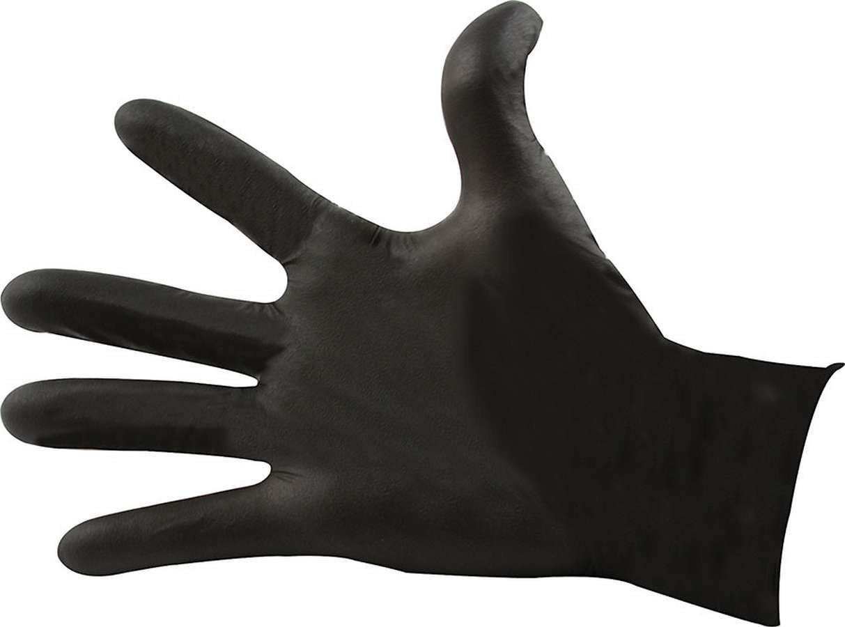 Allstar Performance Black Nitrile Gloves XXL Chemical Resistant ALL12027