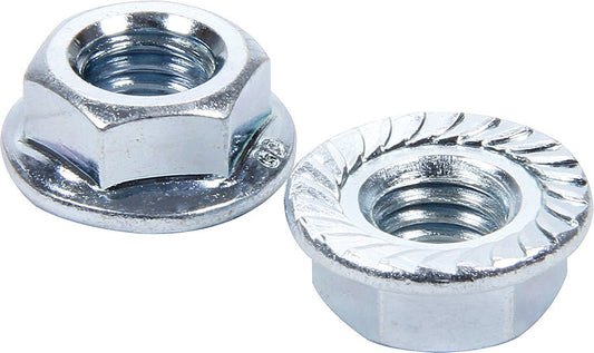Allstar Performance Serrated Flange Nuts 7/16-14 10pk ALL16043-10