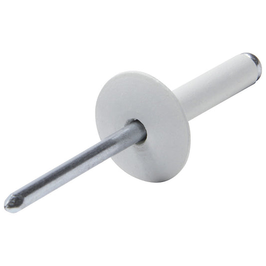 Allstar Performance Large Head Rivet White 200pk ALL18031