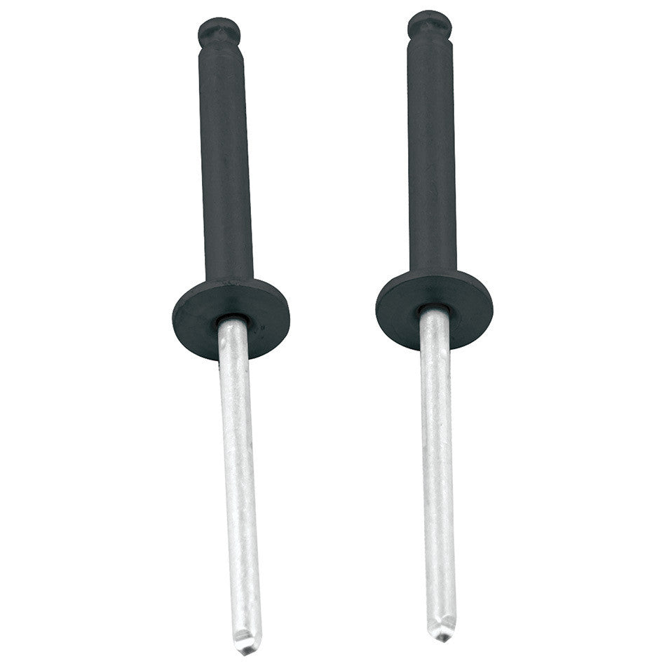 Allstar Performance 1/8in Aluminum Rivet Black 100pk Flange Type ALL18099