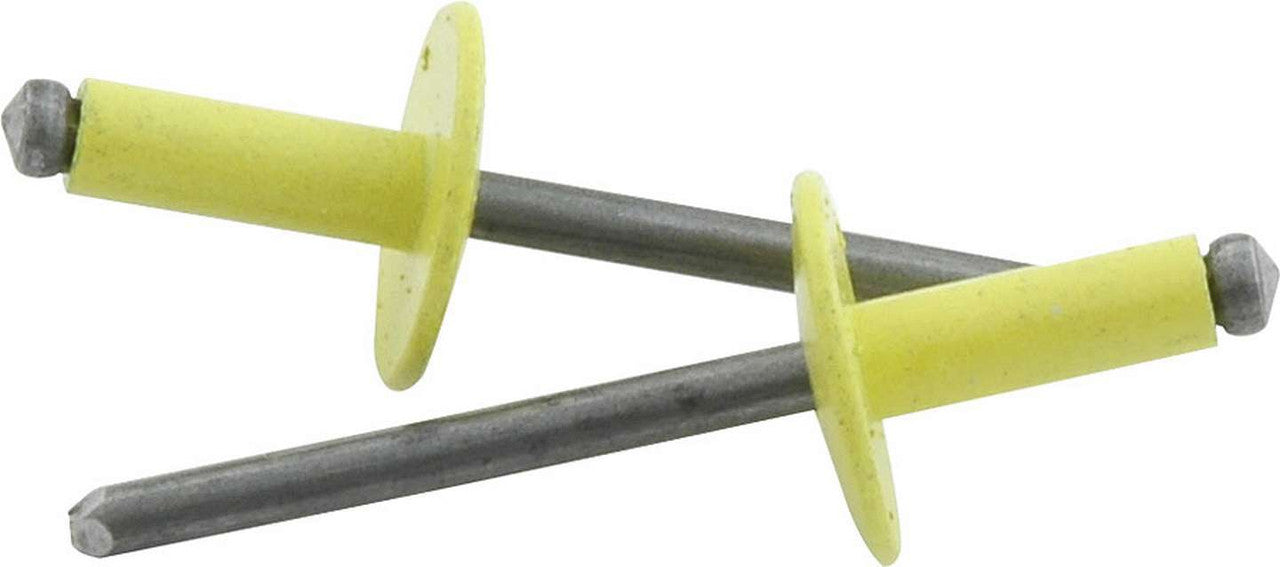 Allstar Performance Large Head Rivet 250Pk Yellow ALL18180