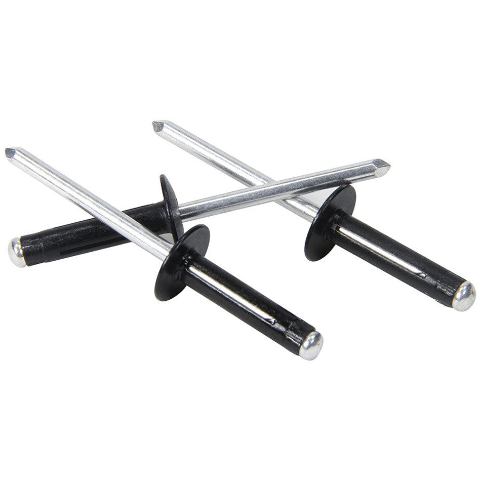 Allstar Performance Medium Head Rivet 250Pk Black Flange Type Aluminum Mandrel ALL18187