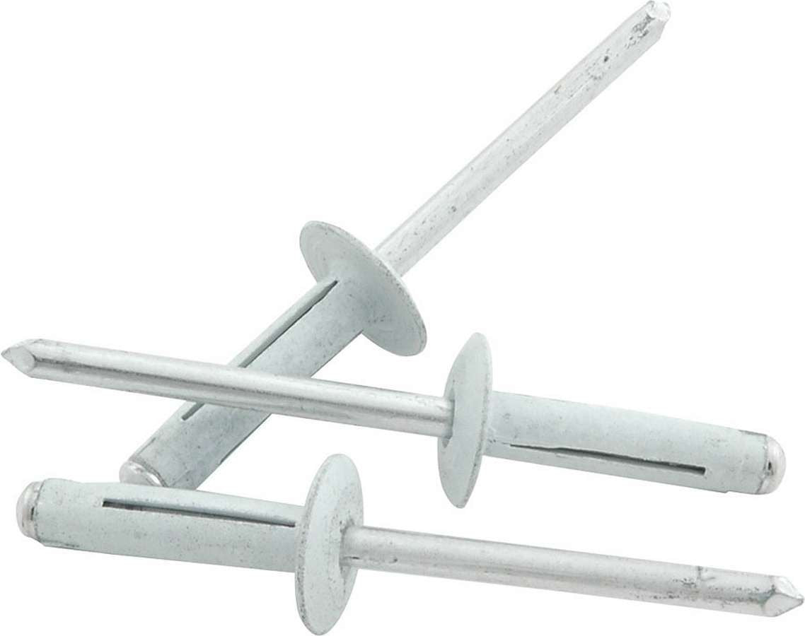 Allstar Performance Medium Head Rivet 250Pk White Flange Type Aluminum Mandrel ALL18188