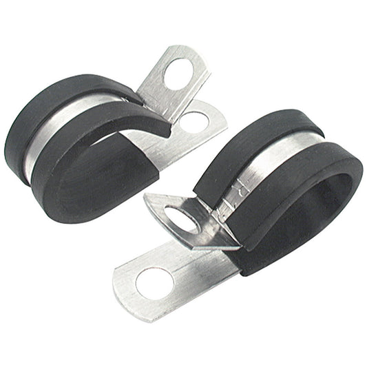 Allstar Performance Aluminum Line Clamps 1/2in 10pk ALL18303
