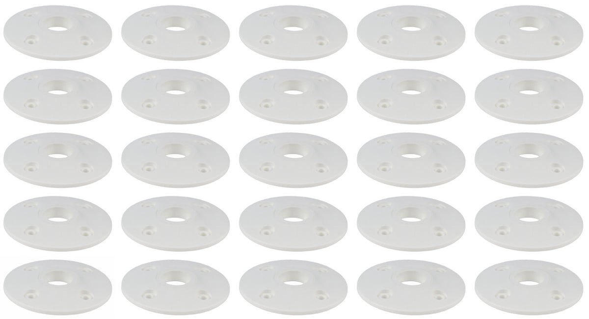 Allstar Performance Scuff Plate Plastic White 25pk ALL18431-25