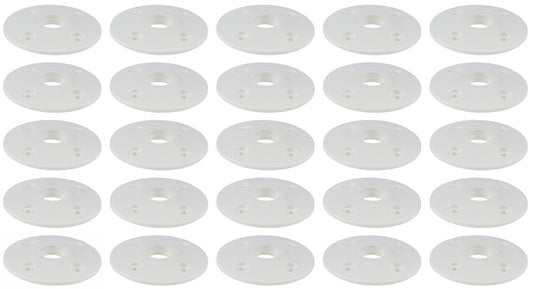 Allstar Performance Scuff Plate Plastic White 25pk ALL18431-25