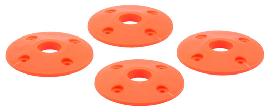 Allstar Performance Scuff Plate Plastic Fluorescent Orange 4pk ALL18439