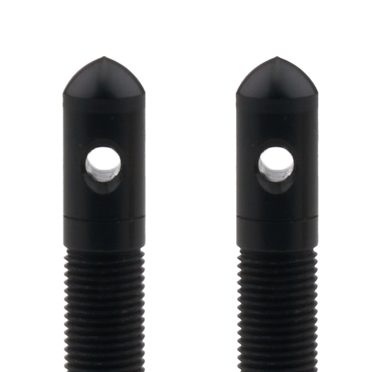 Allstar Performance Aluminum Hood Pins 1/2in with 3/16in Holes Black ALL18499