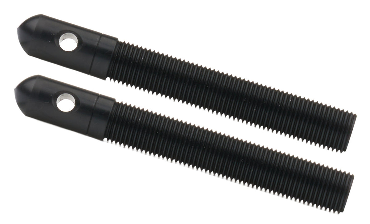 Allstar Performance Aluminum Hood Pins 1/2in with 3/16in Holes Black ALL18499