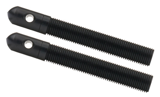 Allstar Performance Aluminum Hood Pins 1/2in with 3/16in Holes Black ALL18499