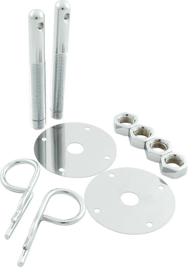 Allstar Performance Steel Hood Pin Kit with 5/32in Hairpin Clips ALL18514