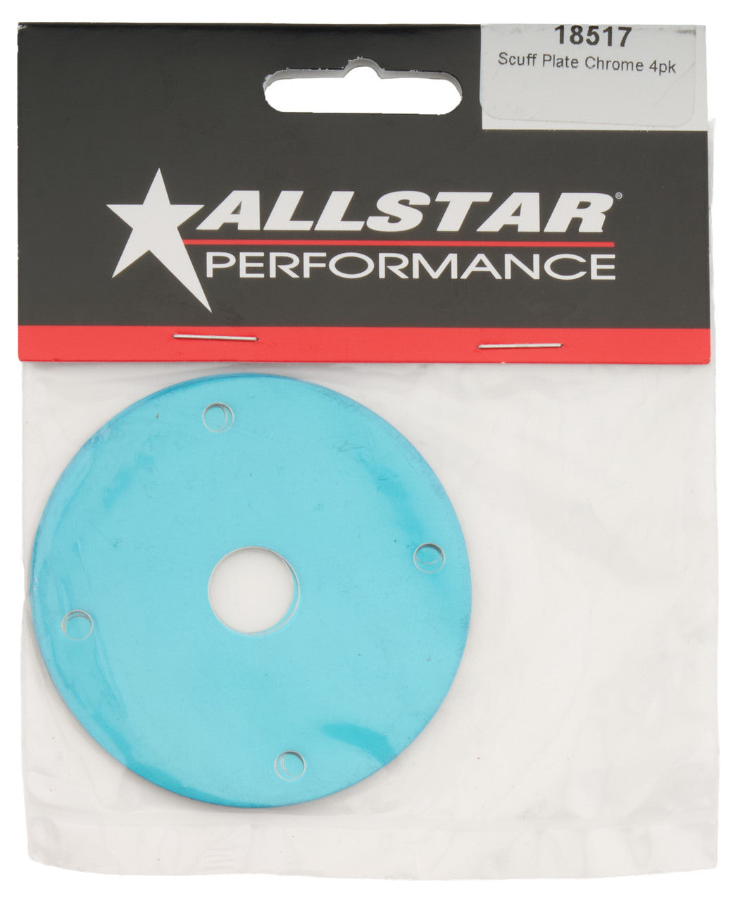 Allstar Performance Scuff Plate Chrome 4pk ALL18517