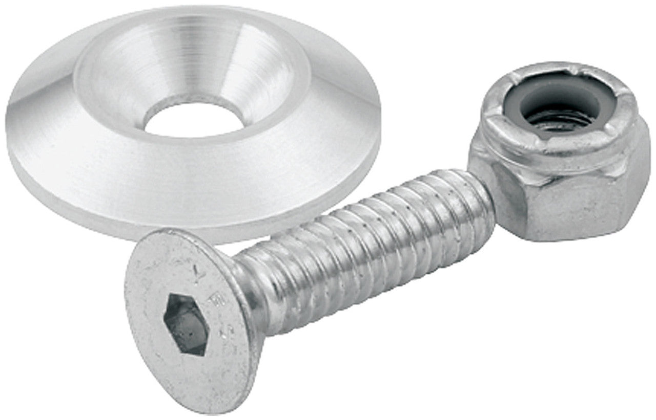 Allstar Performance Countersunk Bolts 1/4in w/ 1in Washer 50pk ALL18632-50