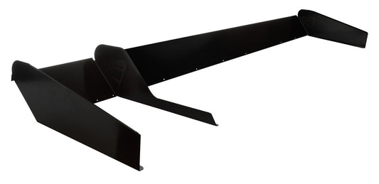 Allstar Performance Dirt Late Model 2 Piece Spoiler 8x72 Black ALL22999