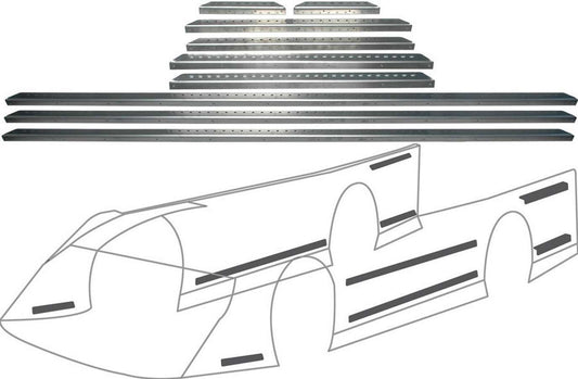 Allstar Performance Late Model Aluminum Body Brace Kit ALL23107