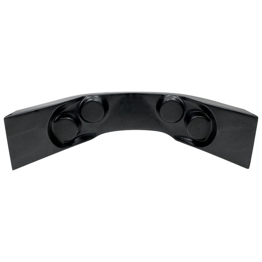 Allstar Performance Fiberglass Curved Dash Panel Black ALL23243
