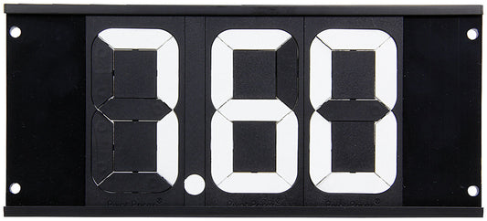 Allstar Performance Dial-In Board 3 Digit w/ Mounting Holes ALL23291