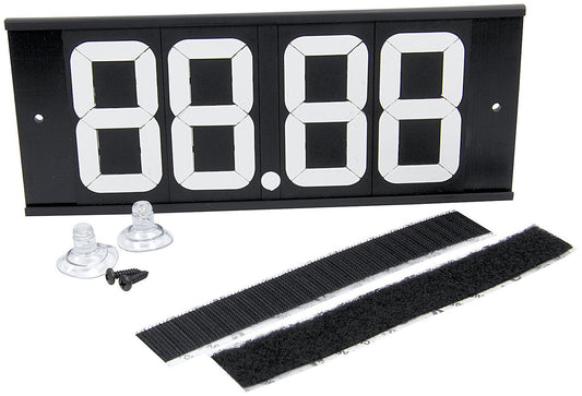 Allstar Performance Dial-In Board 4 Digit w/ Suction Cups and Velcro ALL23293