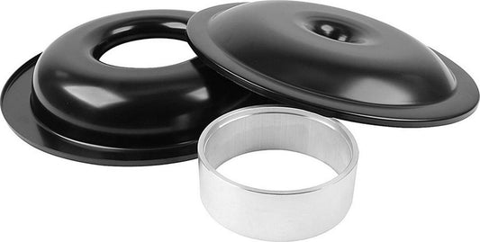 Allstar Performance Lightweight 14in Air Cleaner Kit Black No Element 2in Spacer ALL25907