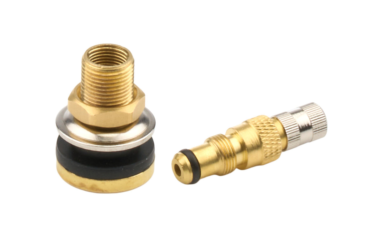 Allstar Performance Brass Valve Stem .625in Fast Flow Core 10pk ALL44164-10