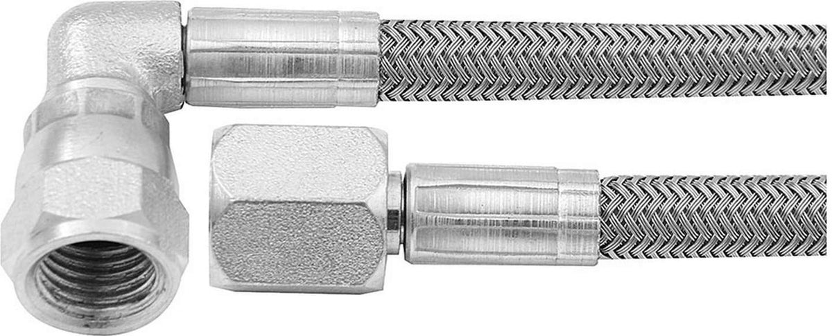 Allstar Performance 15in #4 Line -4 Straight/-4 90 Degree ALL46402-15