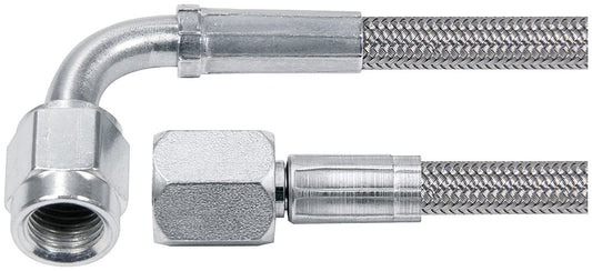 Allstar Performance 21in #4 Line -4 Str/-4 90 Deg Tube Style 5pk ALL46404-21-5