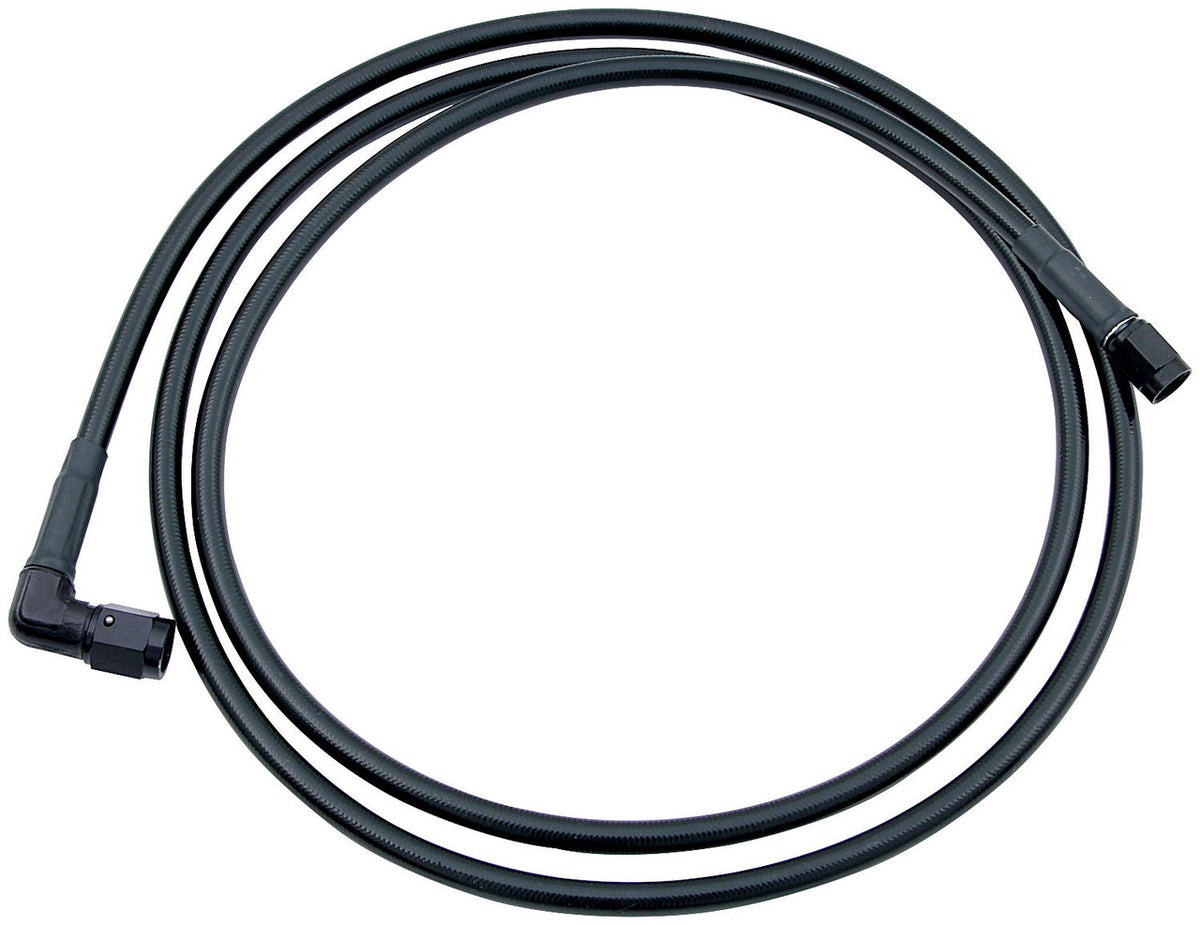 Allstar Performance Coated Braided Line 73in #4 Hose -4 Straight/-4 90 Degree ALL48410