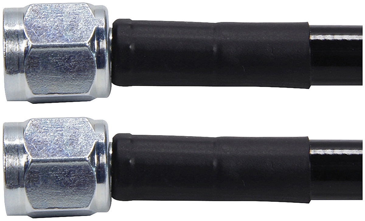 Allstar Performance Coated Braided Line 18in #4Hose -4 Straight/-4 Straight Steel ALL48440-18