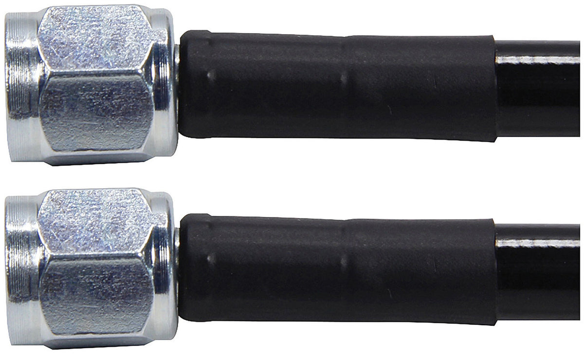 Allstar Performance Coated Line #4STR to STR Steel Ends 32in ALL48440-32