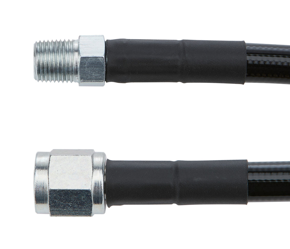 Allstar Performance #4 Coated Braided Line -4 Straight 1/8in NPT Steel Ends 48in ALL48445-48