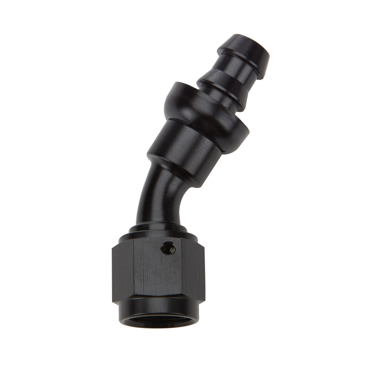 Allstar Performance Pushlock Hose End Black 30 Deg Elbow -16 ALL49426