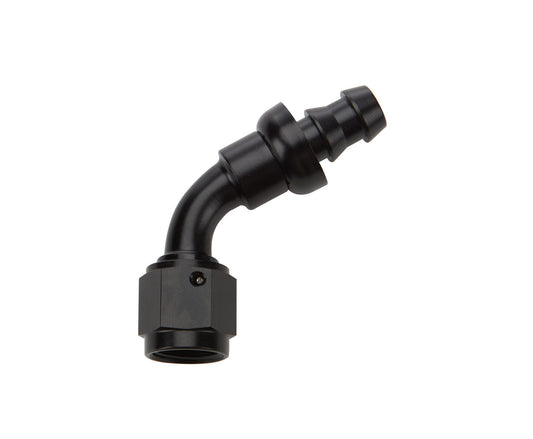 Allstar Performance Pushlock Hose End Black 60 Deg Elbow -6 ALL49442