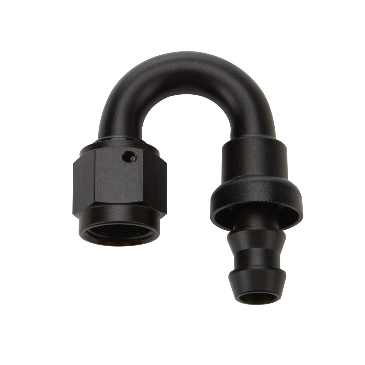 Allstar Performance Pushlock Hose End Black 180 Deg Elbow -10 ALL49484