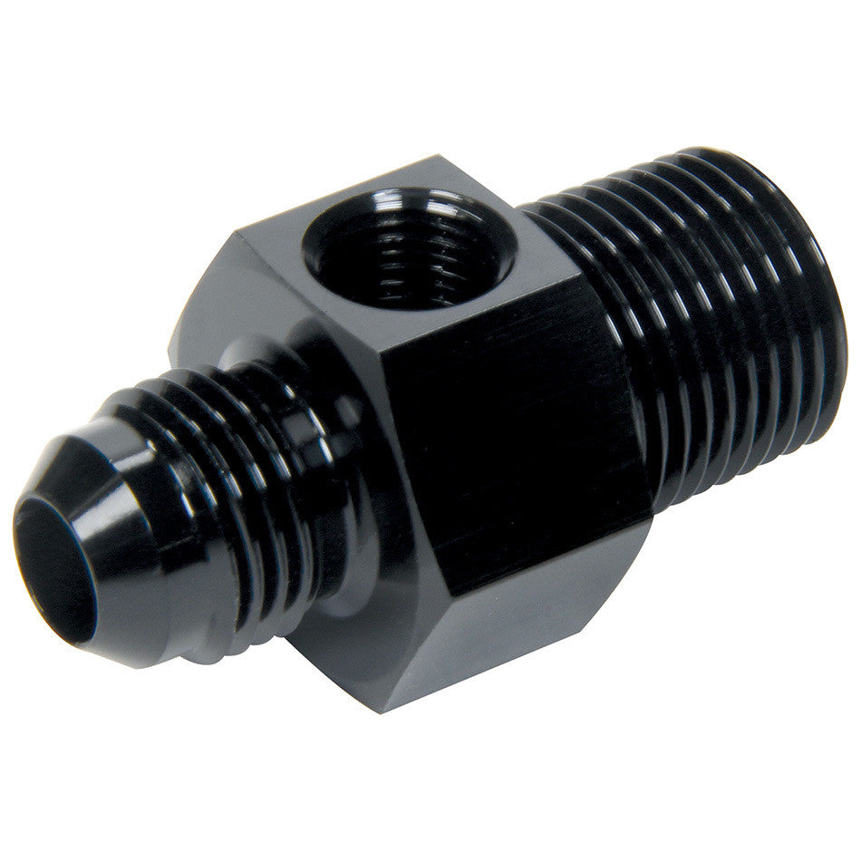 Allstar Performance Gauge Adapter 3/8in NPT x -6 Male x 1/8in NPT ALL49763