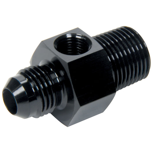 Allstar Performance Gauge Adapter 3/8in NPT x -6 Male x 1/8in NPT ALL49763