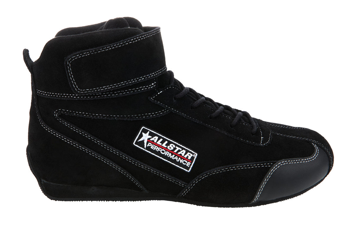 Allstar Performance Driving Shoes SFI 3.3/5 Mid-Top Pro Series Black 12 ALL918132