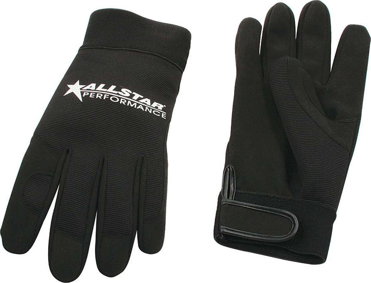 Allstar Performance Allstar Gloves Black Large Crew Gloves ALL99941