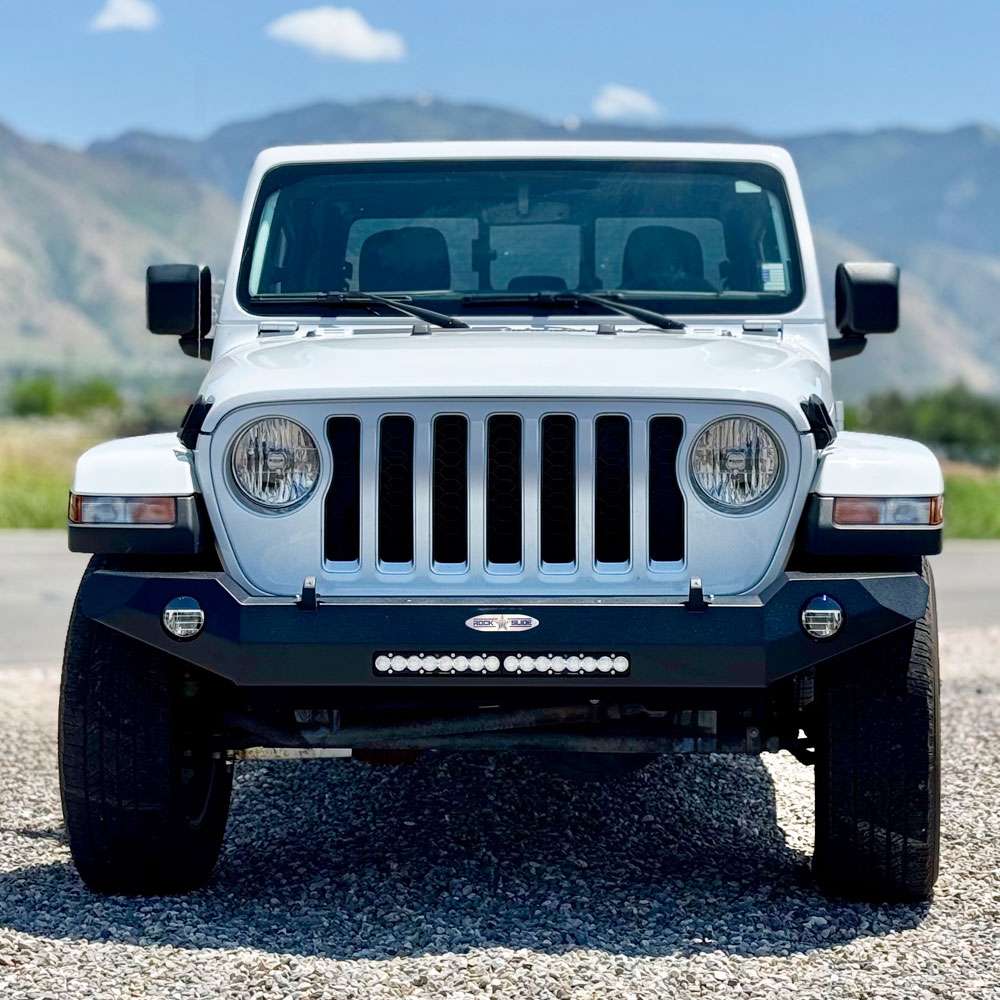 Rock Slide Engineering for Jeep Wrangler JL Appalachian Steel Full Front Bumper