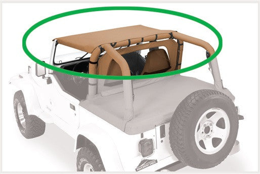 Bestop 92-95 Wrangler YJ Sun Cap (Spice)