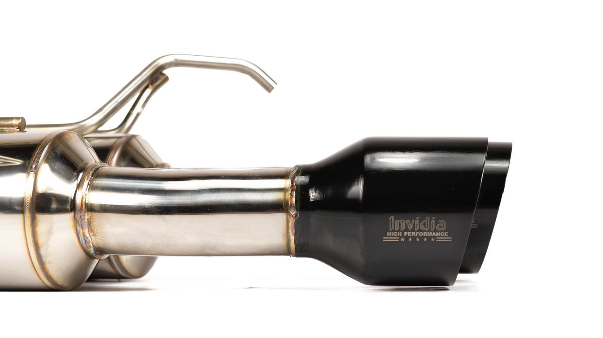 Invidia HS15STIGM4SB 11-21 Subaru WRX/STI Sedan Gemini R400 Single Layer Black tip Cat-back Exhaust