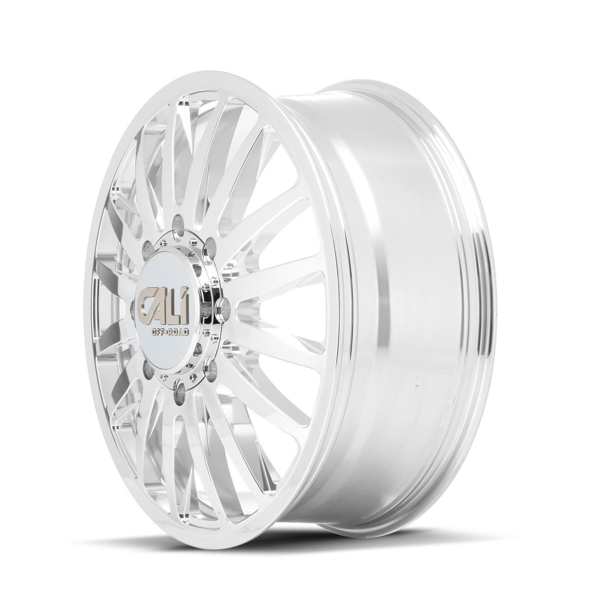 Cali Off-Road Summit Dually Front 20x8.25 8x200 115mm Polished Wheel 9110D-2877PMF115