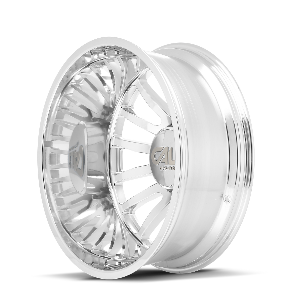 Cali Off-Road Summit Dually Rear 22x8.25 8x200 -232mm Polished Wheel 9110D-22877PMR232