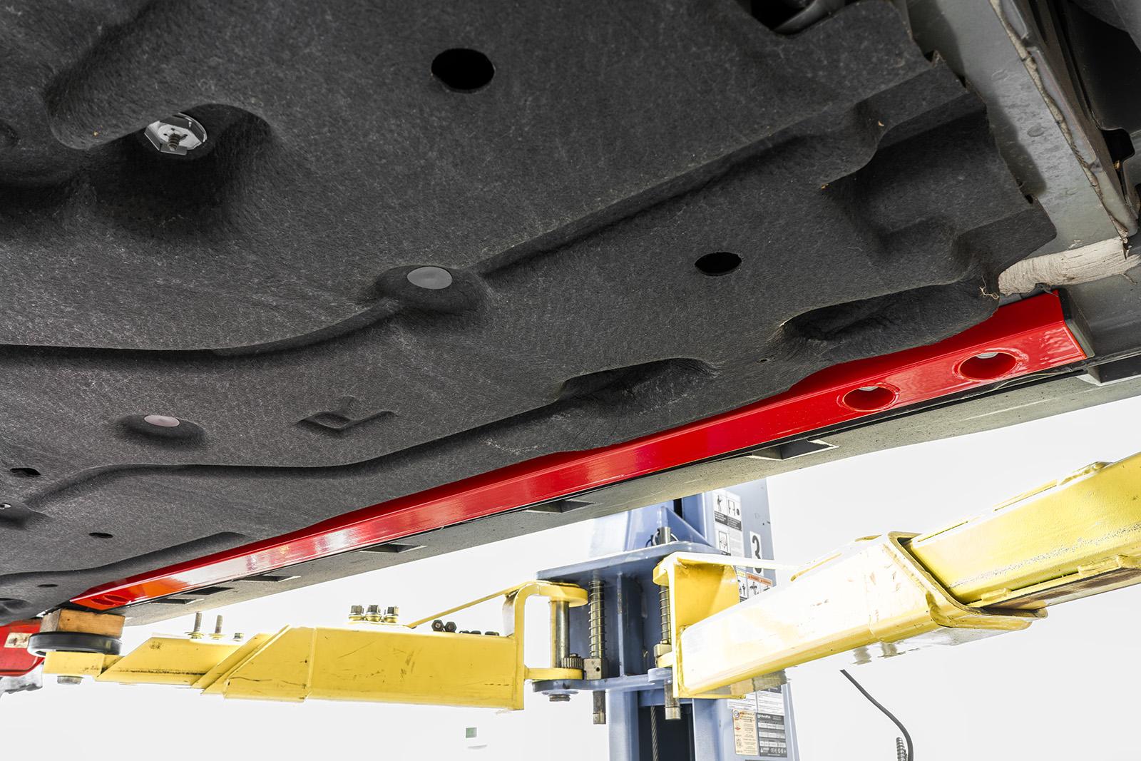 BMR Suspension 24-25 Ford Mustang Chassis Jacking Rails - Red
