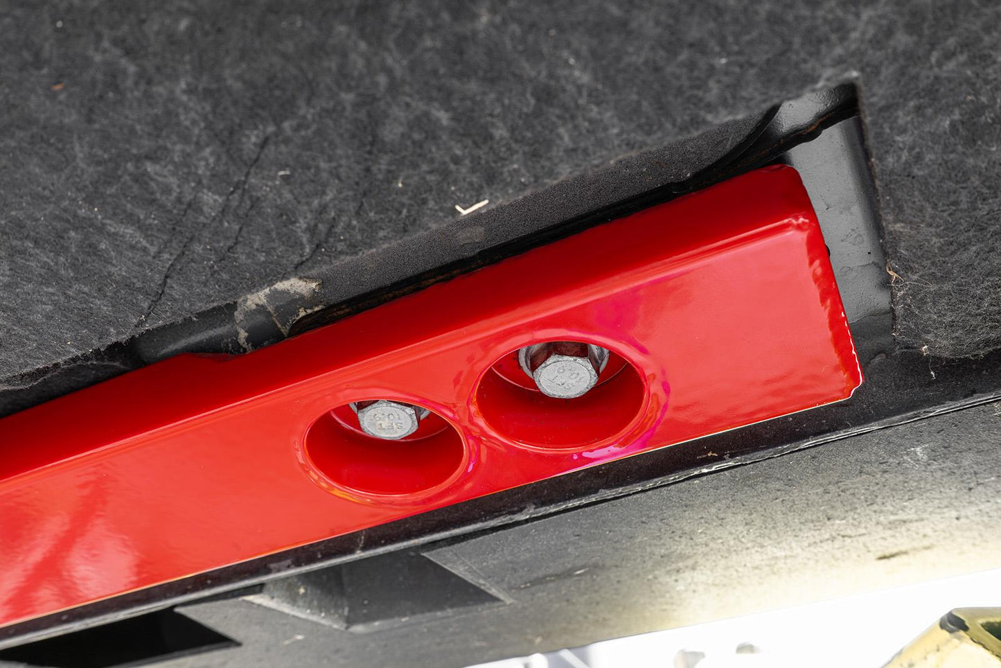 BMR Suspension 24-25 Ford Mustang Chassis Jacking Rails - Red