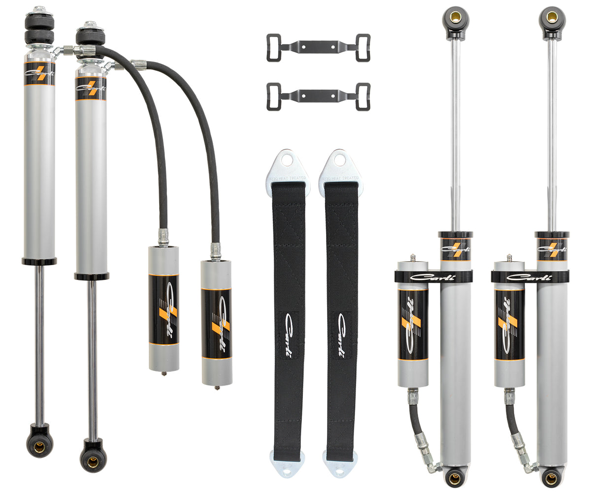 Carli Suspension AS-D3SPKG-CS20RR-D Backcountry 2.0 in Shock Package Front & Rear for 2003-2013 Dodge / Ram 2500 / 3500 4x4