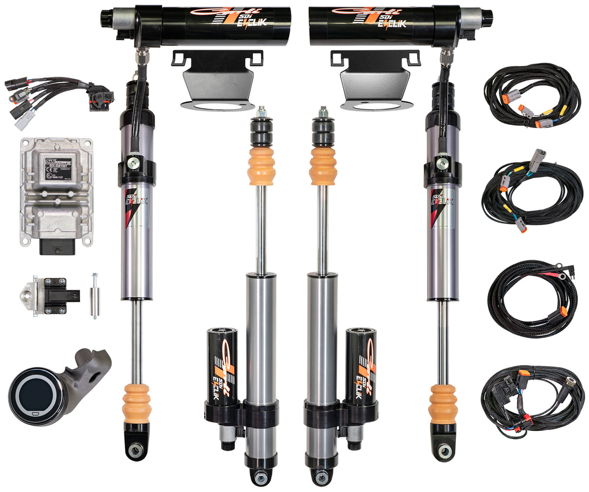 Carli Suspension AP-DEV25SPKG-R-19-D E-Venture 2.5 in Piggyback 3.25 in Rear Shocks for 2019-2023 Ram 2500 Diesel 4x4