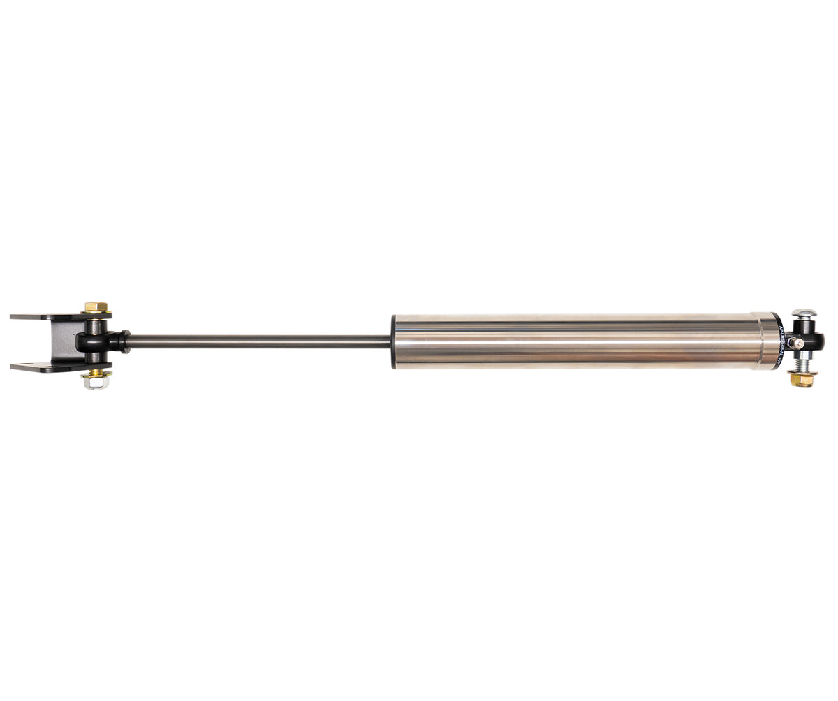 Carli Suspension CS-LMSS Low Mount Steering Damper Short Body with Stainless Steel Misalignment Stud, Universal Fit