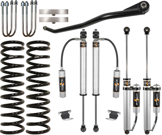 Carli Suspension CS-DLVL-BC-CS-19-D 2.5 in Backcountry Level System & 1 in Block for 2019-2025 Ram 3500 Diesel