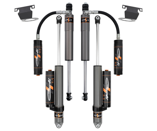 Carli Suspension CS-DLVLSPKG-CS25RR-B Carli-Spec 2.5 in Remote Reservoir Front and Rear Shock Package with Reservoir Mounts (2.5 in Lift) for 2013-2025 Ram 3500 Diesel 4x4