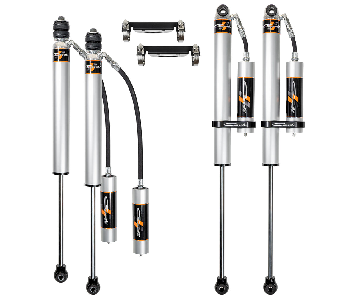 Carli Suspension AS-F45SPKG-CS20RR-A 2.0 in Remote Reservoir 4.5/5.5 in Shocks for 2005-2023 Ford F-250 / F-350 Super Duty 4x4